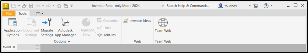 Tổng Quan Về Autodesk Inventor Read-only Mode
