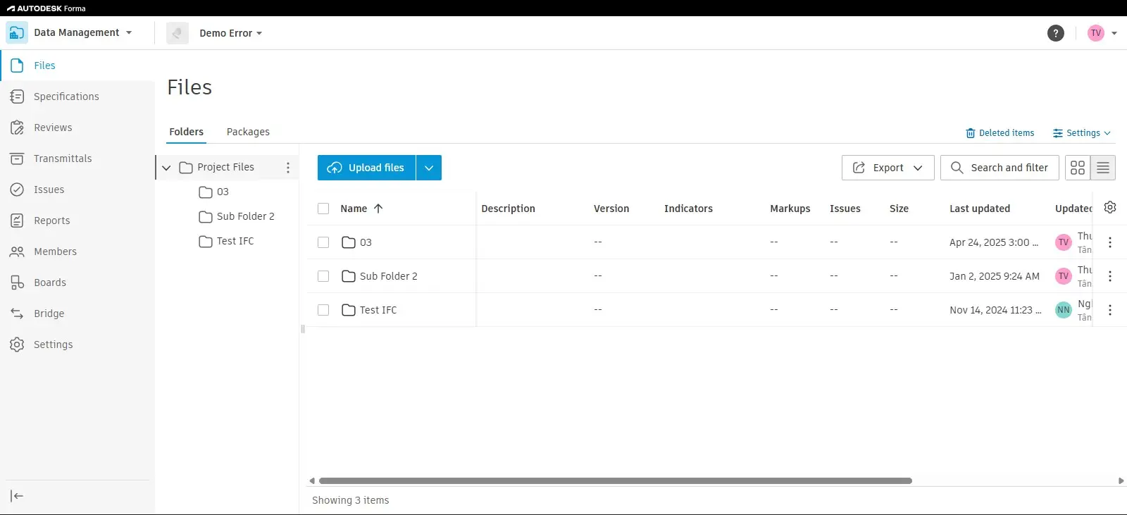 Sự khác biệt giữa Forma Data Management (trước đây là Autodesk Docs) và Forma Data Management Essentials