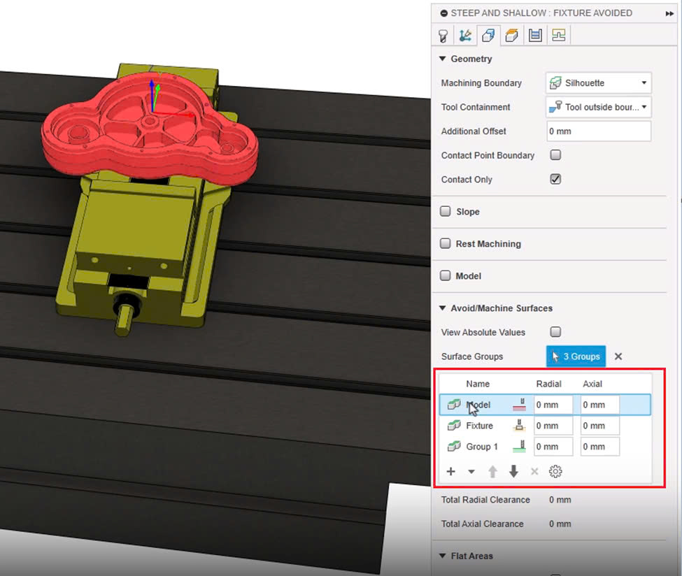 Tính năng tránh va chạm trên Fusion 360